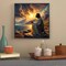 Jesus Christ Diamond Painting Kit for Adults – DIY 5D Full Round Drill Sunset Prayer Landscape Diamond Art for Beginners, Rhinestone Diamond Dots Gem Craft Picture for Home Wall Decor